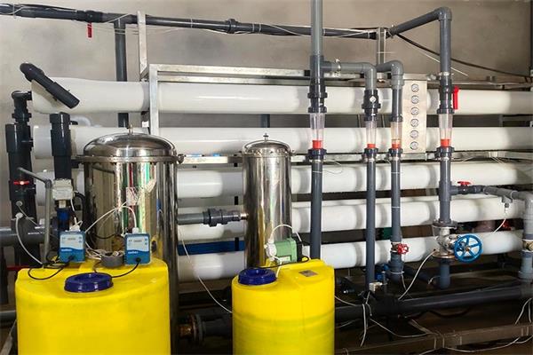 賓館蒸汽鍋爐配套用反滲透設備